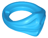 Dark Azure Minifigure Bandana Ninja