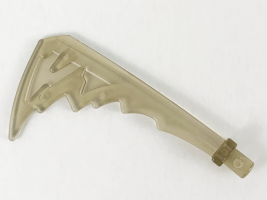 Trans-Brown Minifigure, Weapon Katana with Trailing Energy Effect