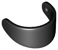 Black Minifigure, Visor Standard